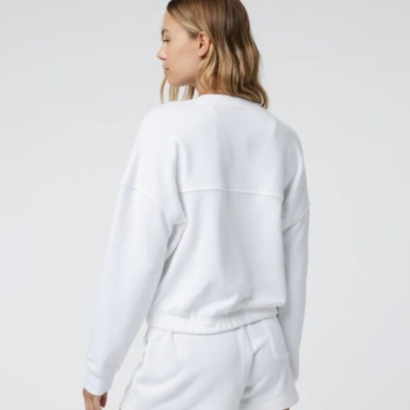 Vuori Women’s Sedona Sport Crew Sweatshirt Shade White Size L Retail $128.00 - Picture 2 of 11